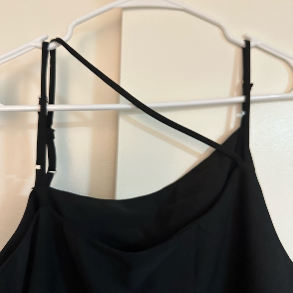 Black strappy dress